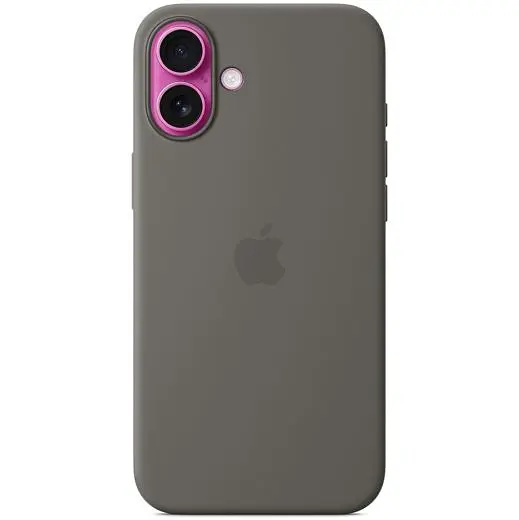 Силиконовый чехол CasePro Silicone Case with MagSafe Stone Gray для iPhone 16 Plus - фото 3