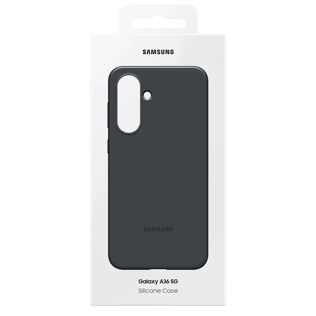 Чехол для мобильного телефона Samsung для Galaxy A36 (A366) Silicone Case black (EF-PA366CBEGWW) - фото 6