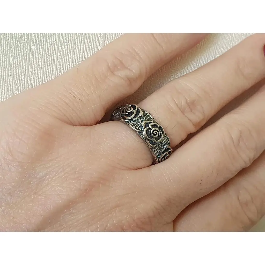 Срібне кільце Aurora. Артикул 81632* 17,5 - фото 2