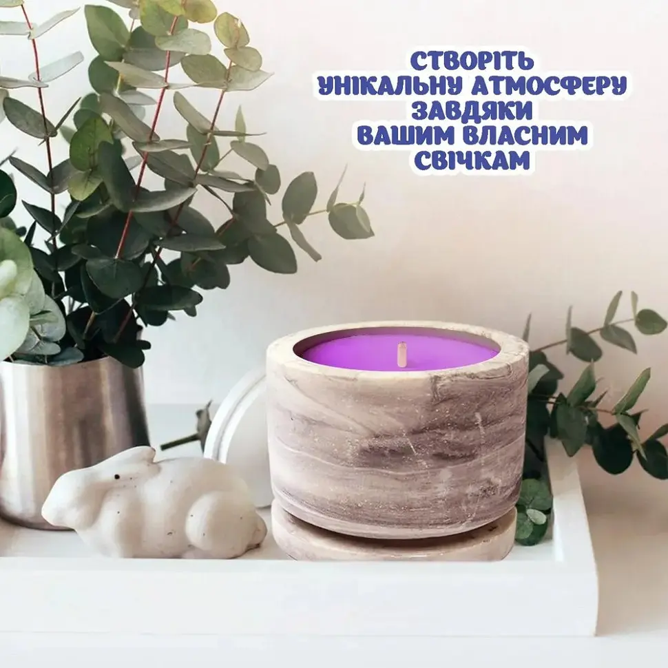 Набір для виготовлення соєвих свічок Maxi Alexes SSM-002 в кашпо - фото 3