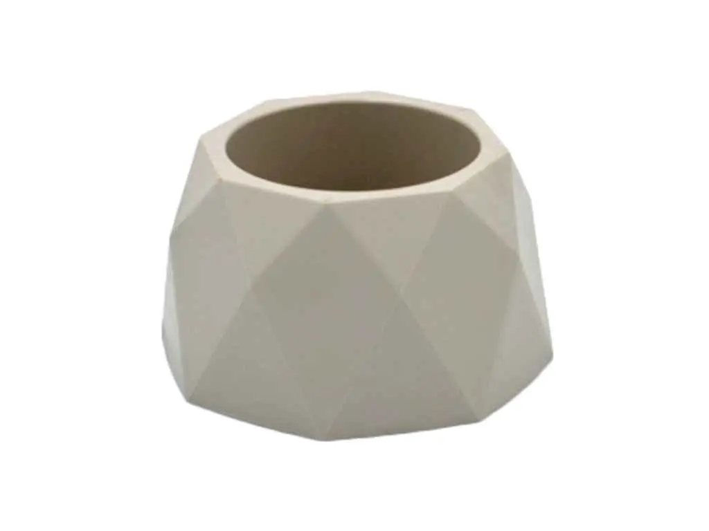 Горщик для квітів ELIF PLASTIK 500 мл GEO 14,5 × 8,5 см сірий