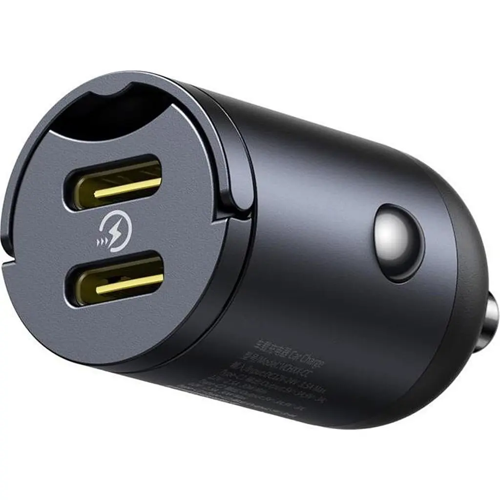 Автомобільний зарядний пристрій Baseus Tiny Star Mini 30W Black (C00035001121-03) [150721] - фото 3
