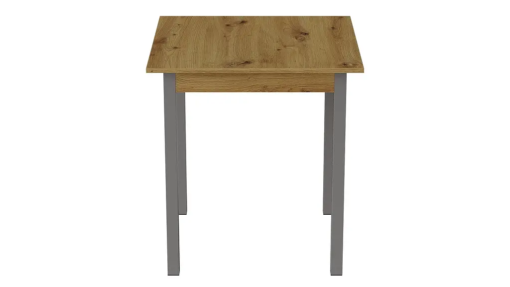 Стіл кухонний Ferrum-decor Дієго 75x90x90 Сірий ДСП Дуб Артізан 16мм (FRD-105719) - фото 4