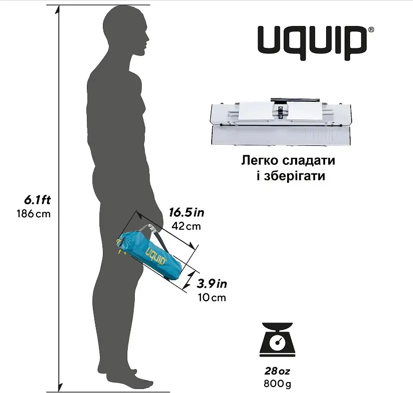Стіл Uquip Handy Silver (244110) (DAS302771) - фото 4