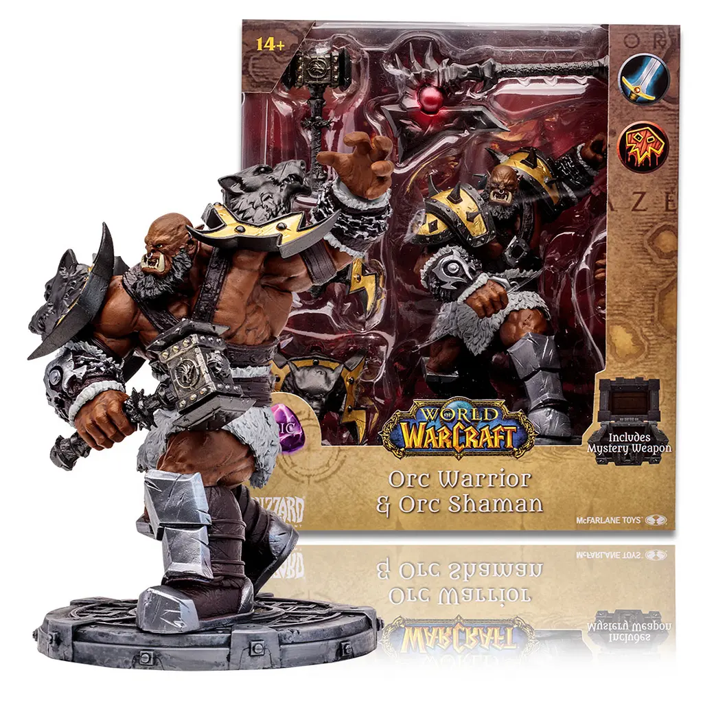 Фигурка McFarlane Мир Warcraft Thrall Orc Warrior Варкрафт Мир Военного Ремесла Тралл Орк 17 см (MF WOW T) - фото 6