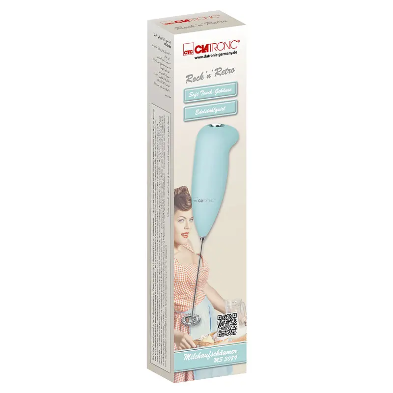 Міксер-пінозбивач Clatronic MS 3089 Mint/Green - фото 6