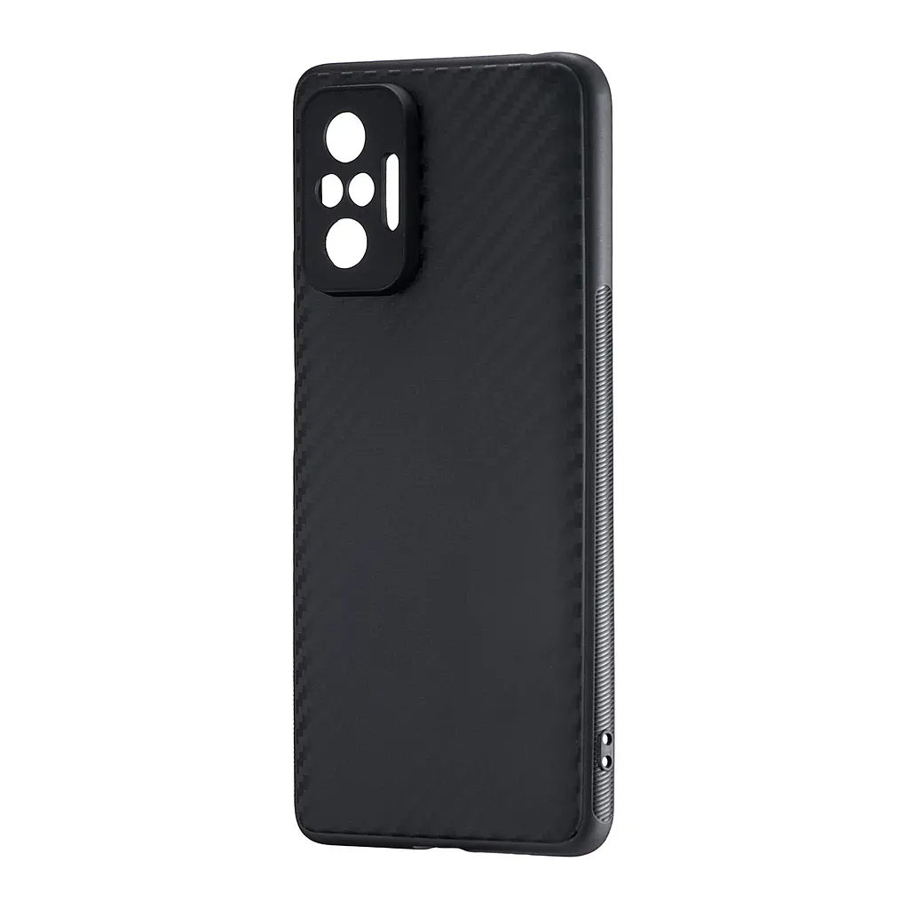 Чохол Carbon TPU Xiaomi Redmi Note 10 Pro 4G / Note 10 Pro Max 4G Black