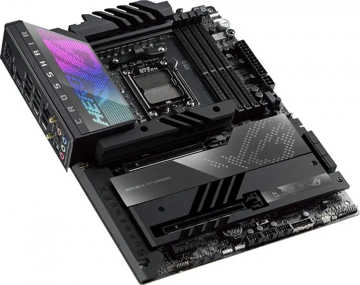 Материнська плата ASUS ROG CROSSHAIR X670E HERO (ROG CROSSHAIR X670E HERO) (Socket AM5, AMD X670E, ATX) Б/в - фото 5