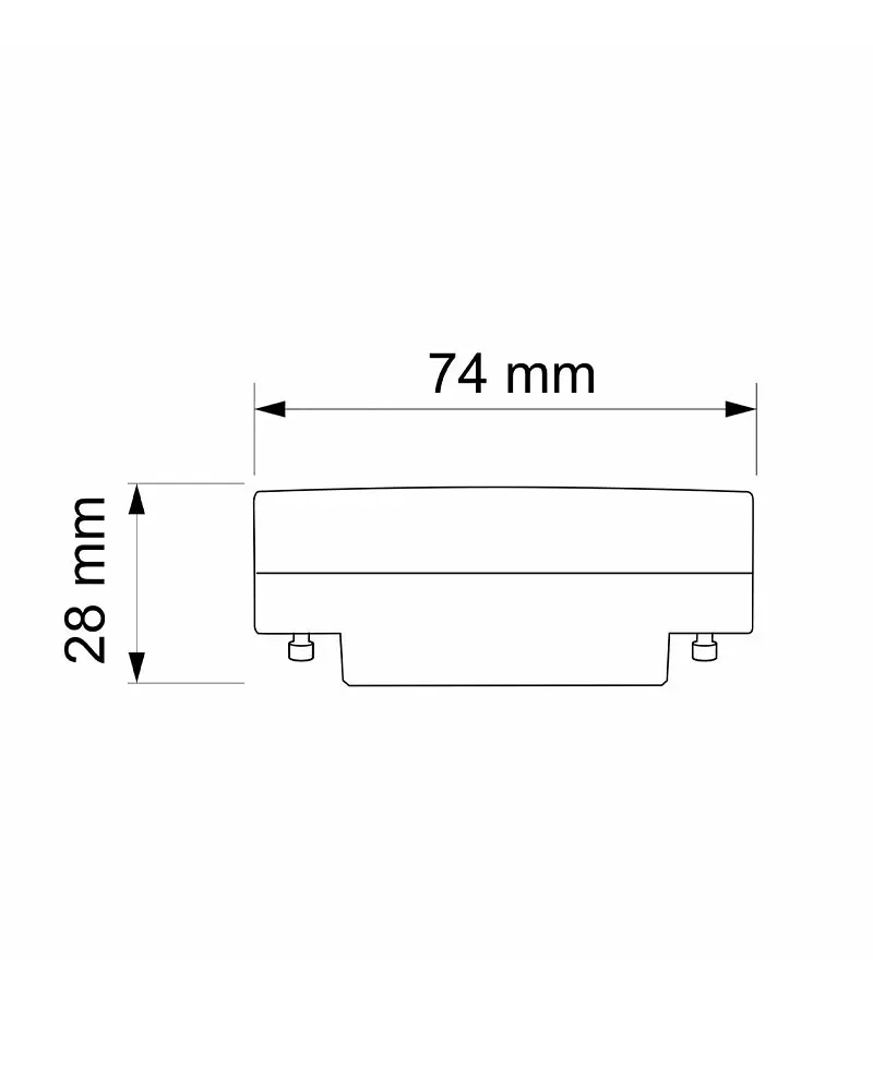 Світлодіодна лампочка Goldlux 327055 Led GX53 1x6W 4000K 660Lm Біла - фото 2