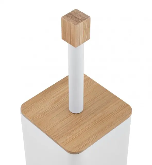 Ёршик для унитаза Yoka Amba White Bamboo PD.AMBA-WHT, Белый матовый - фото 2