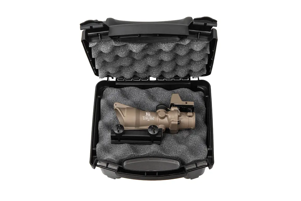 Комплект Trijicon прицел ACOG 4x32 BAC и прицел коллиматорный RMR 3.25 МОА FDE - фото 6