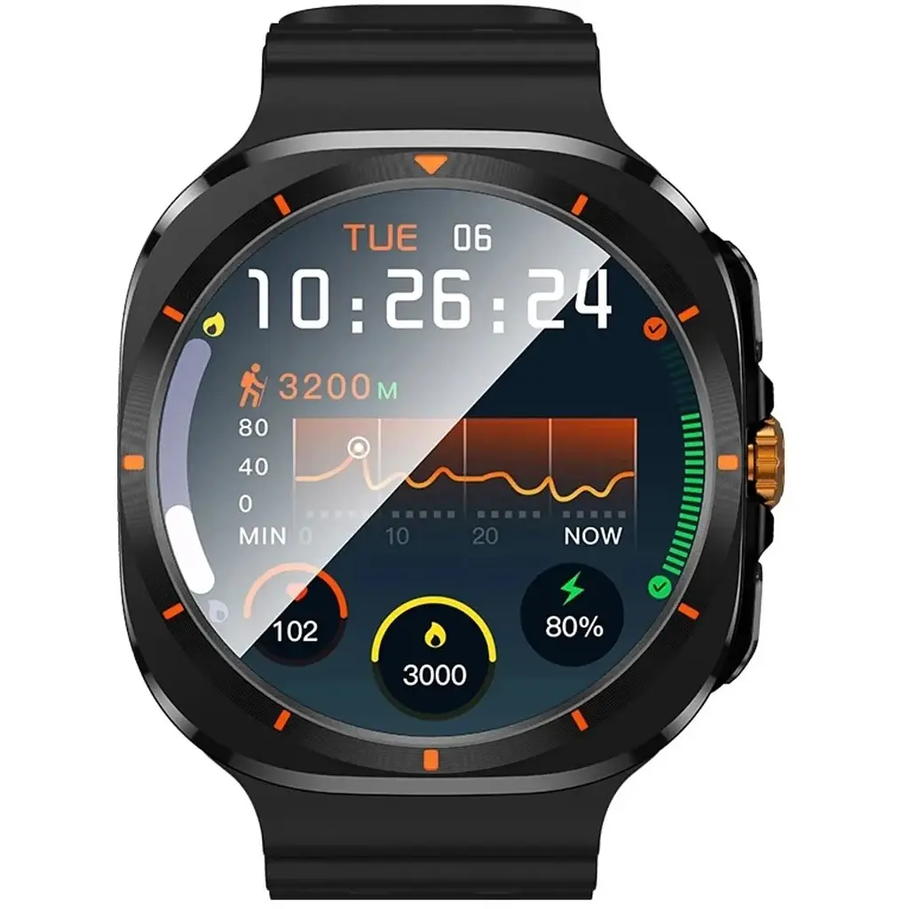 Смарт-годинник HOCO Y29 Smart sports watch (call version) Black - фото 3