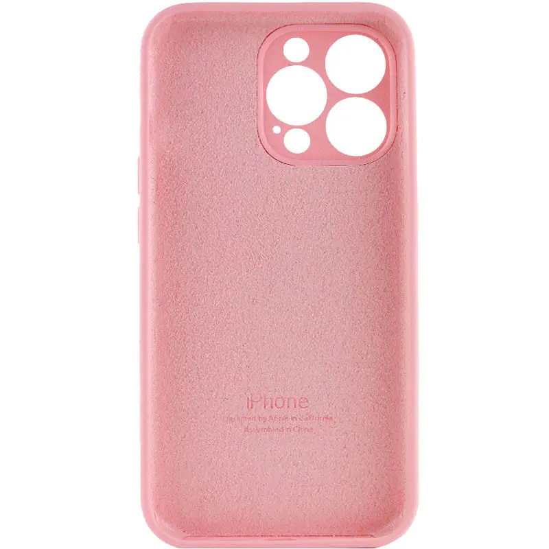 Чохол Silicone Case Full Camera Protective AA для Apple iPhone 14 Pro 6.1" Рожевий / Light pink - фото 2