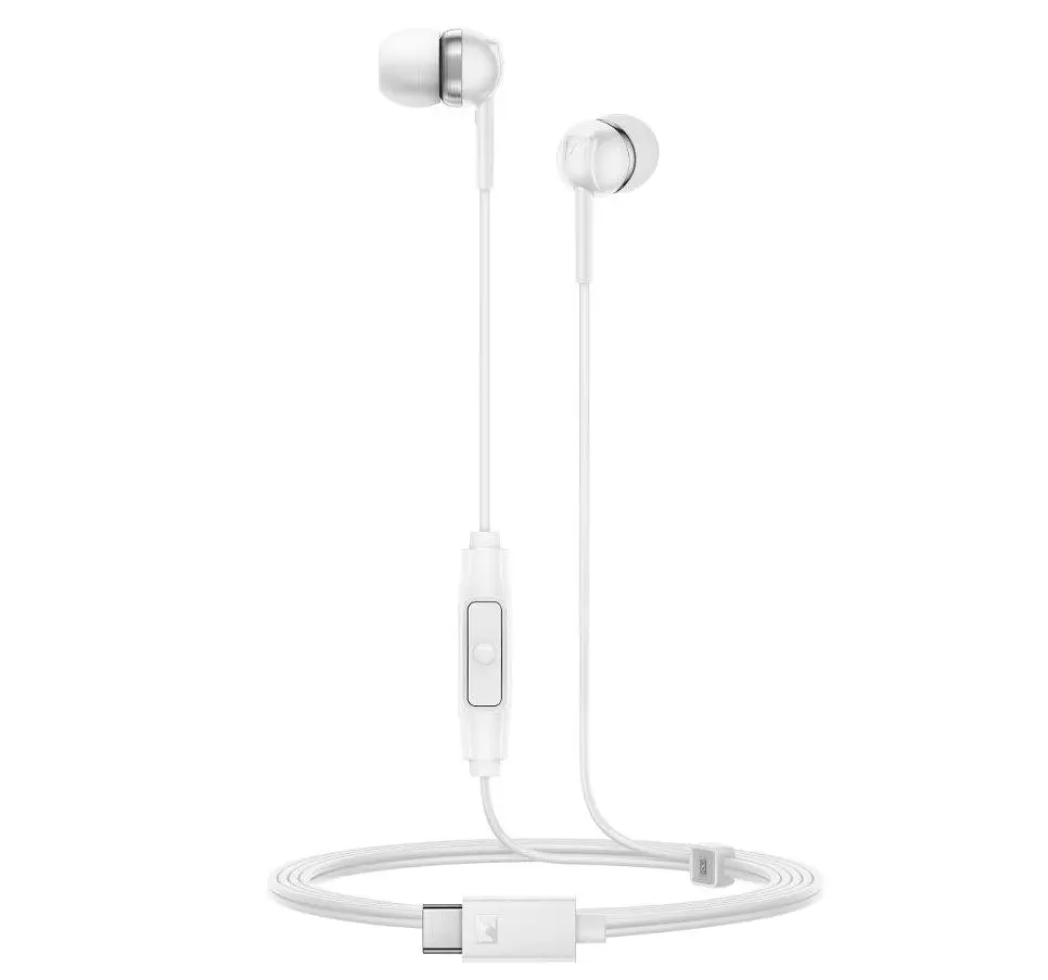 Навушники внутрішньоканальні Sennheiser CX80-U Type-C White