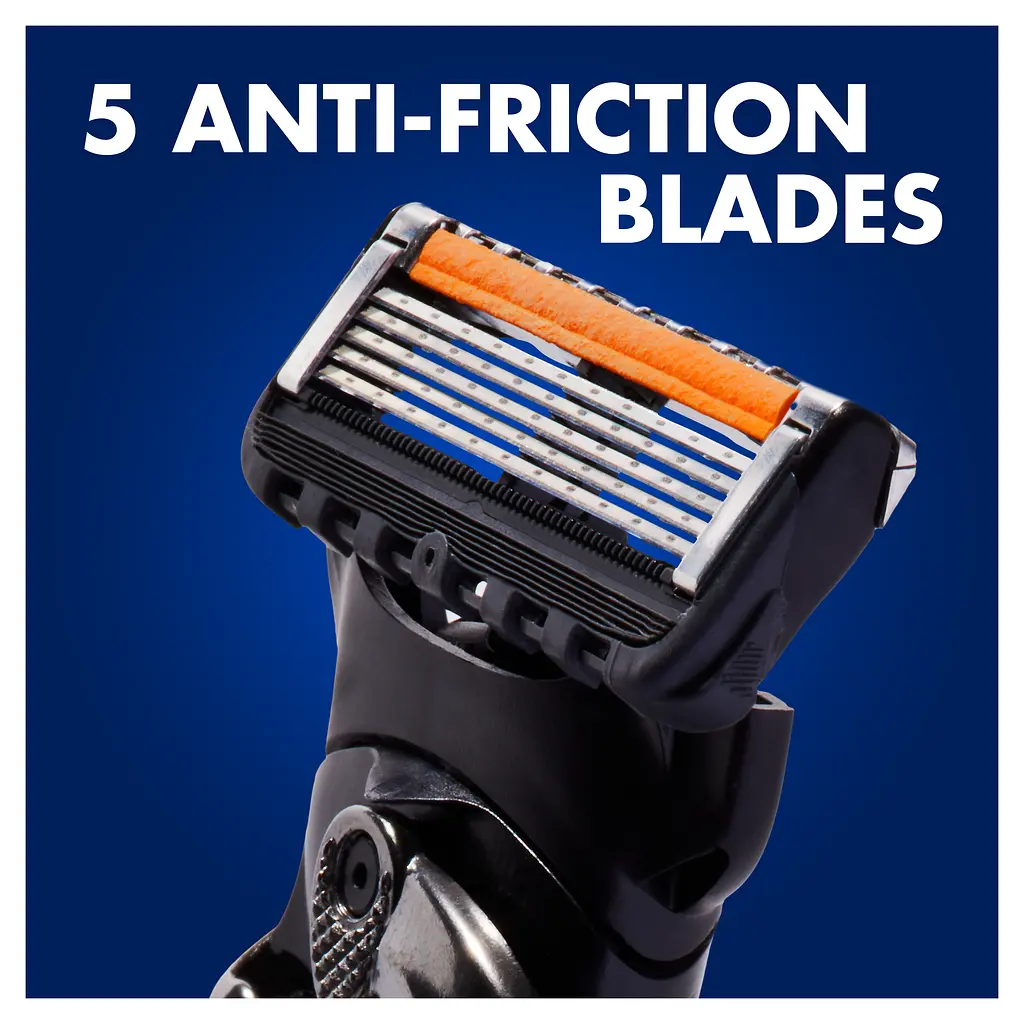 Подарунковий набір Gillette: Бритва ProGlide + Змінні картриджі для гоління 2 шт. + Гель для гоління Fusion5 200 мл - фото 4