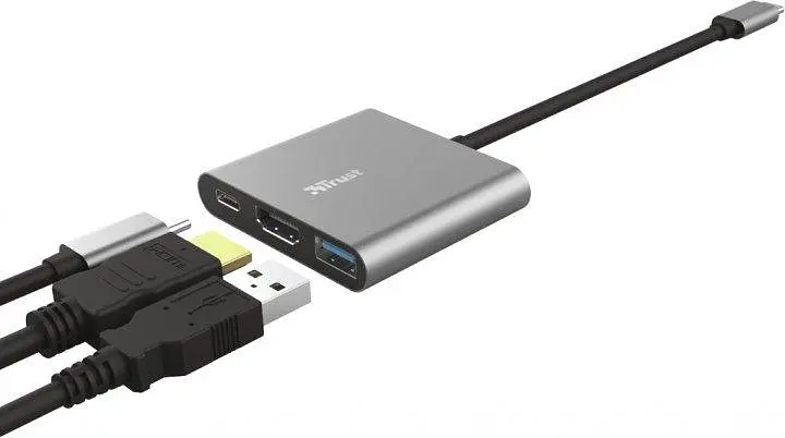 Адаптер Trust Dalyx Usb-C 3-в-1 - Type-C HDMI Usb (TR-23772) - фото 3