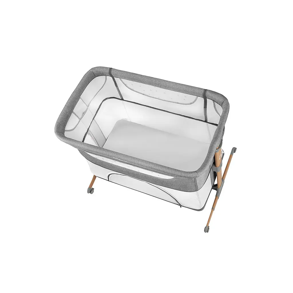 Ліжечко дитяче прямокутне MoMI Smart Bed 4in1 Grey (ŁÓŻE00002) - фото 8