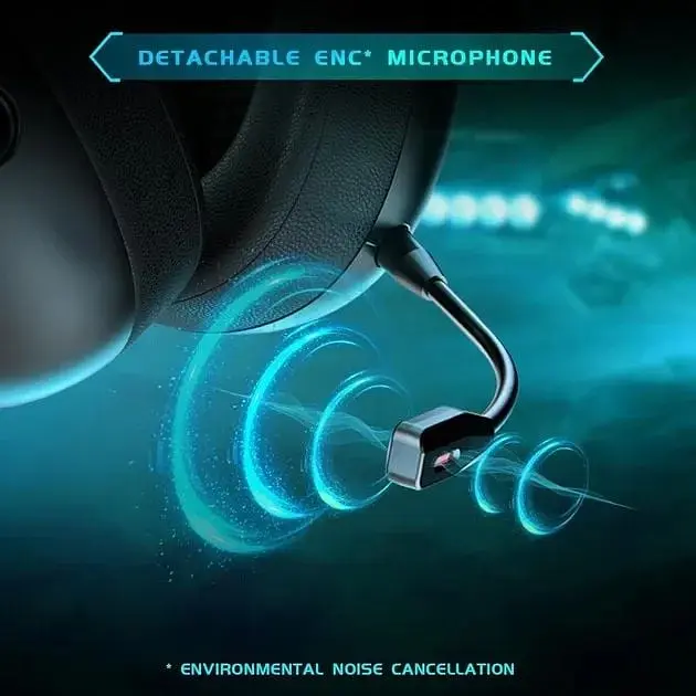 Бездротові ігрові навушники Gtheos Gaming Headset Captain 600 2,4 ГГц USB для PS4/PS5/ПК, BT 5.3 - фото 8