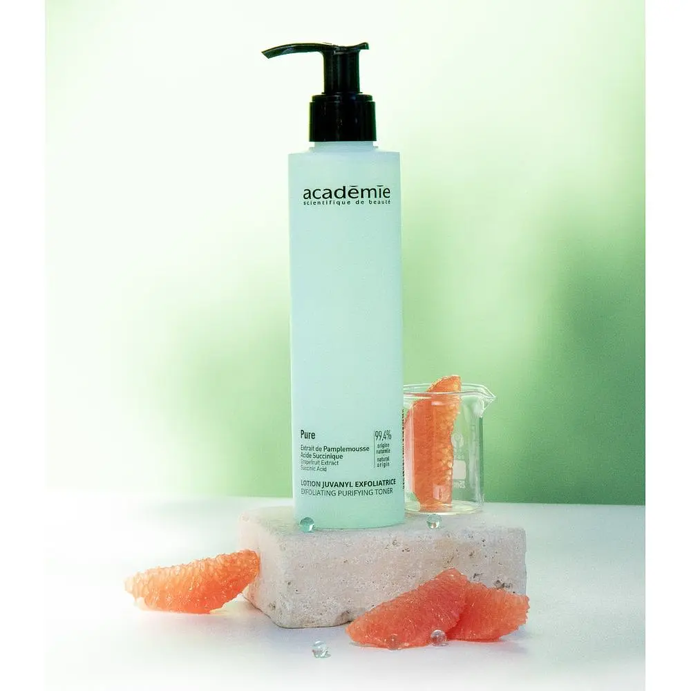 Очищувальний тонік Academie Exfoliating Purifying Toner 200 мл (3145070804022) - фото 3