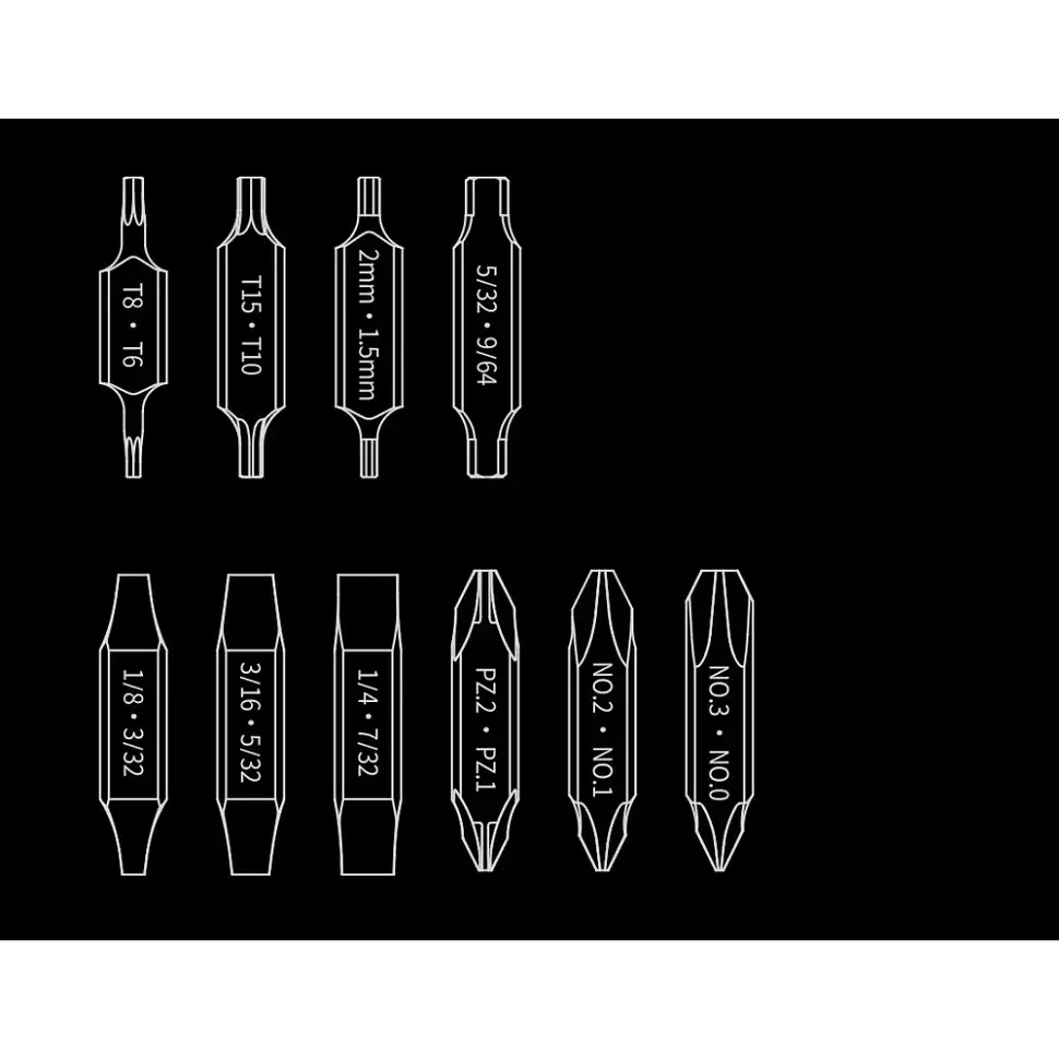 Набір біт для NexTool Flagship Captain та Pocket tool - фото 11