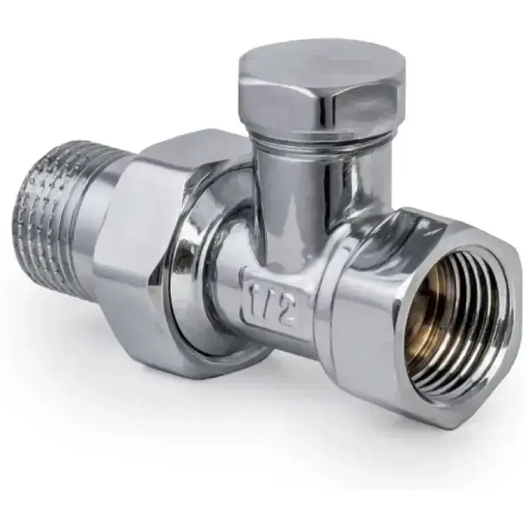 Вентиль Koer радіаторний хромований 1/2"x1/2" KR.904.CHR KR2824