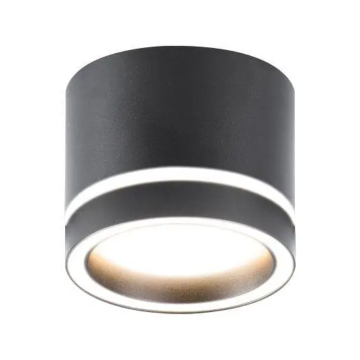 Світильник точковий накладний-врізний без лампи MAXUS L Downlight Base GX53 Black 2in1 - фото 2