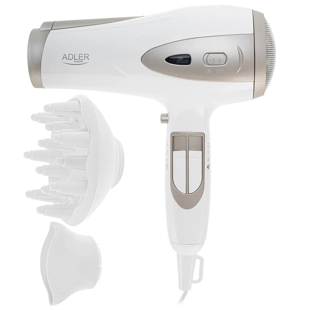 Фен Adler AD 2248W White champagne - фото 7