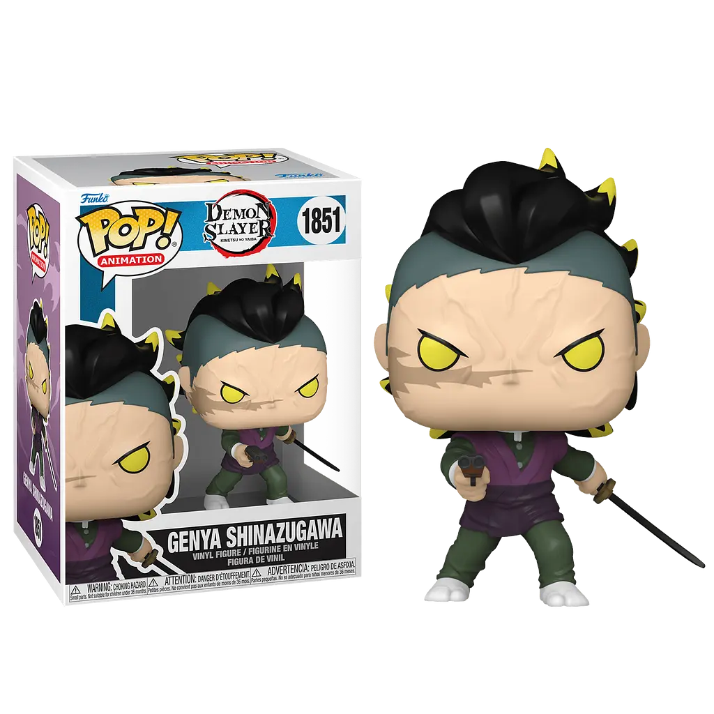 Фігурка Funko POP: Генья Шинадзугава 1851 з аніме Клинок, що розсікає демонів Demon Slayer - фото 2