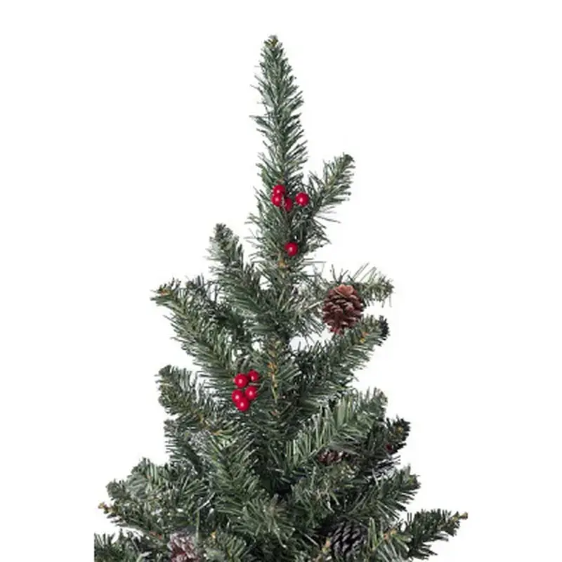 Штучна сосна Black Box Trees Creston Frosted зелена з шишками та ягодами 0,60 м (8718861153057) - фото 2