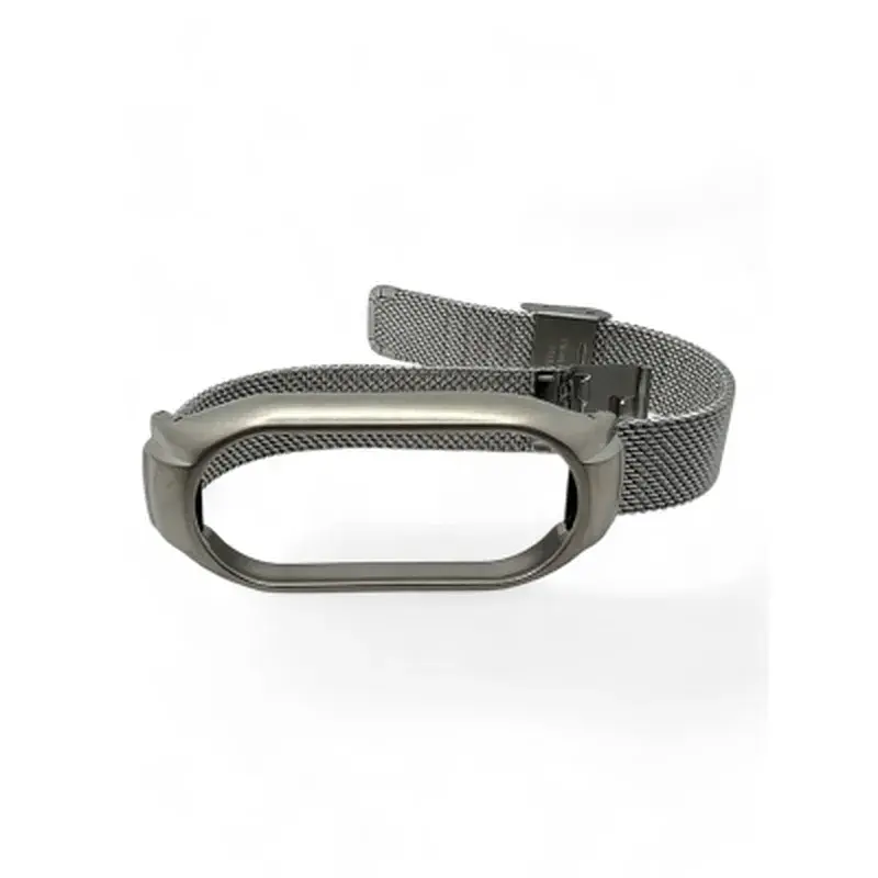 Ремінець до фітнес браслета BeCover Metal для Xiaomi Mi Smart Band 9 Silver (711979) - фото 4