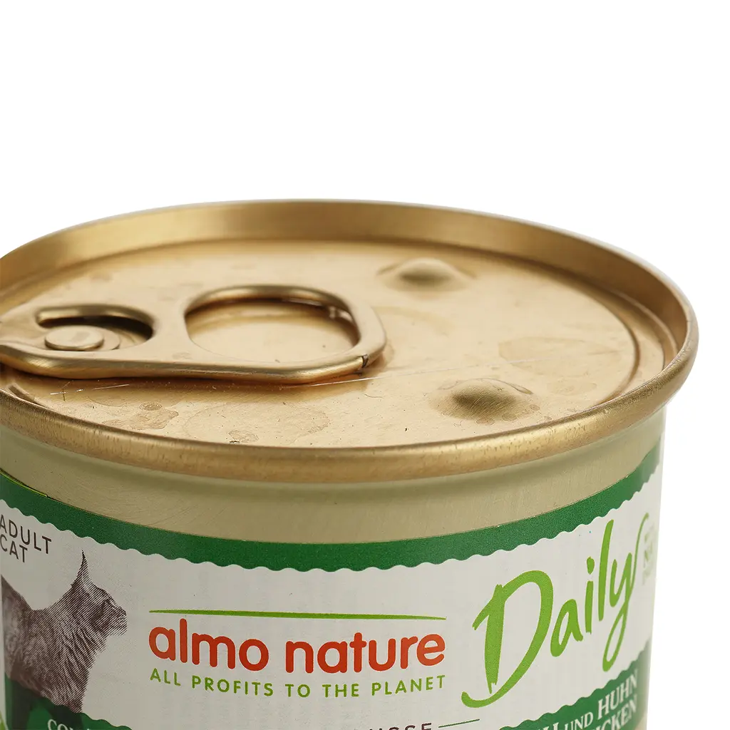 Вологий корм для котів Almo Nature Daily Menu Cat, мус з тунцем і куркою, 85 г - фото 3