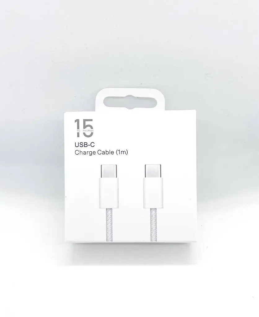 Зарядний пристрій із кабелем No Brand iPhone 15/16 20 Вт Type-C to Type-C 1 м White (V4T-0031-97) - фото 3