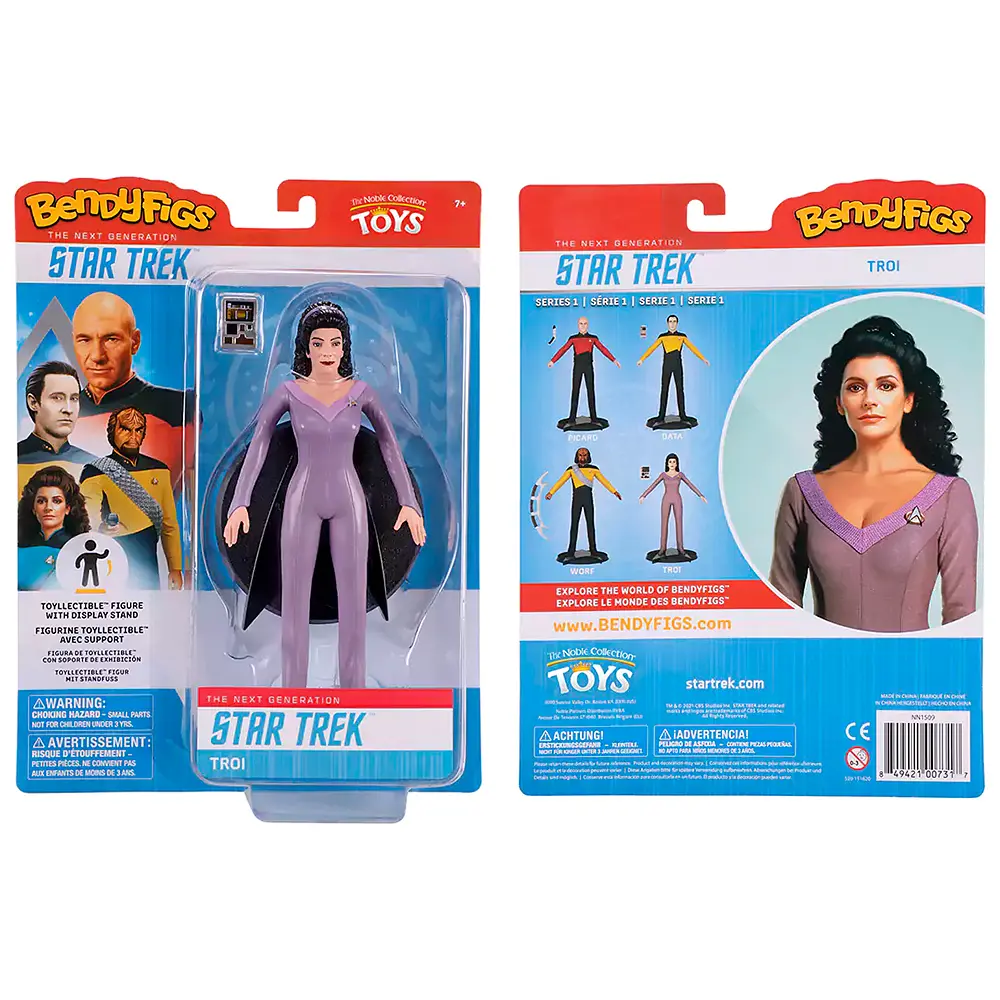 Фигурка STAR TREK Counselor Troi Bendyfig (Стар Трек) - фото 3