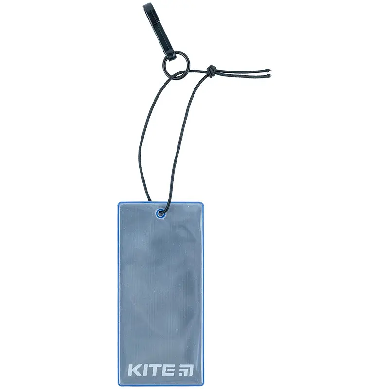 Підвіска м`яка світловідбиваюча Kite прямокутна, синій індіго K23-109-5 - фото 2