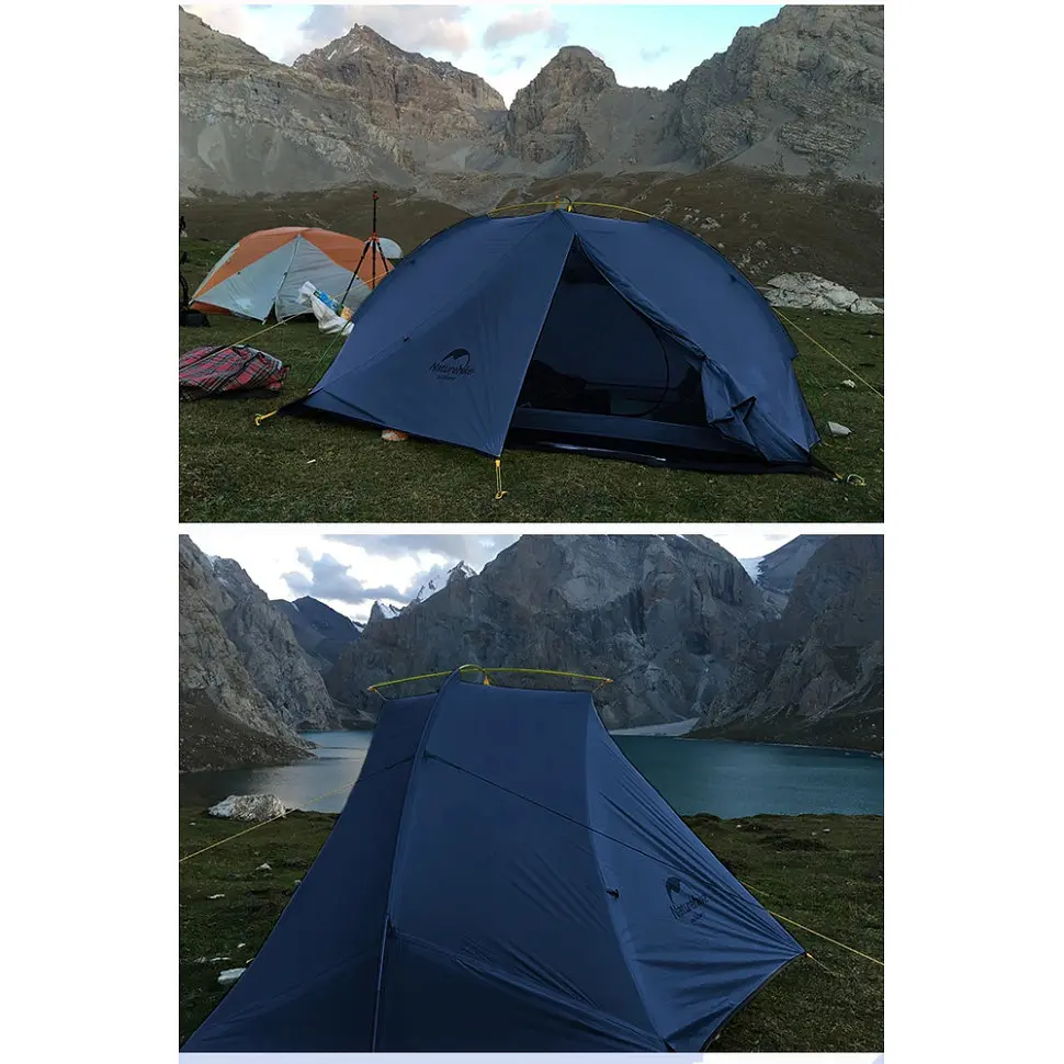 Намет Naturehike Tagar NH17T180-J двомісний темний блакитний - фото 7