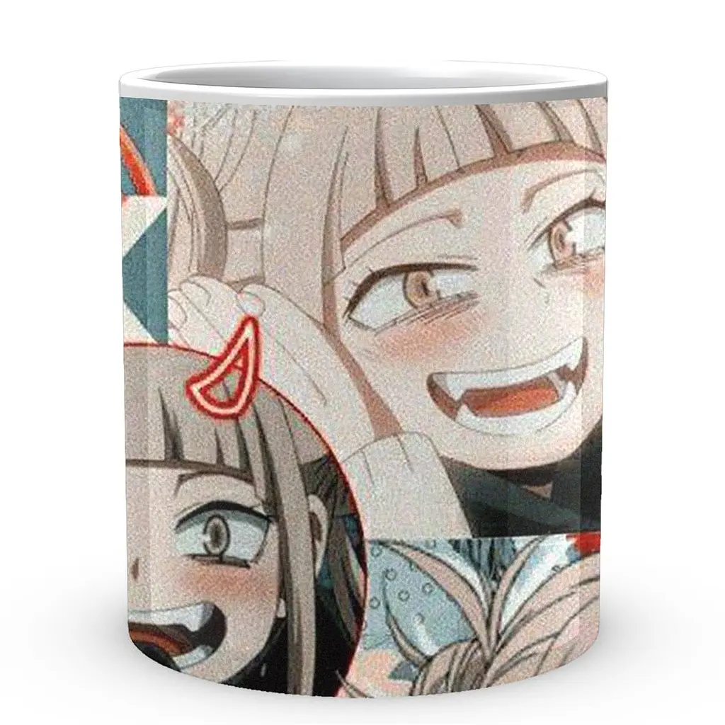 Кружка GeekLand Моя геройская академия My Hero Academia Тога Коллаж с рожками MHA 02.540 330 мл белая - фото 2