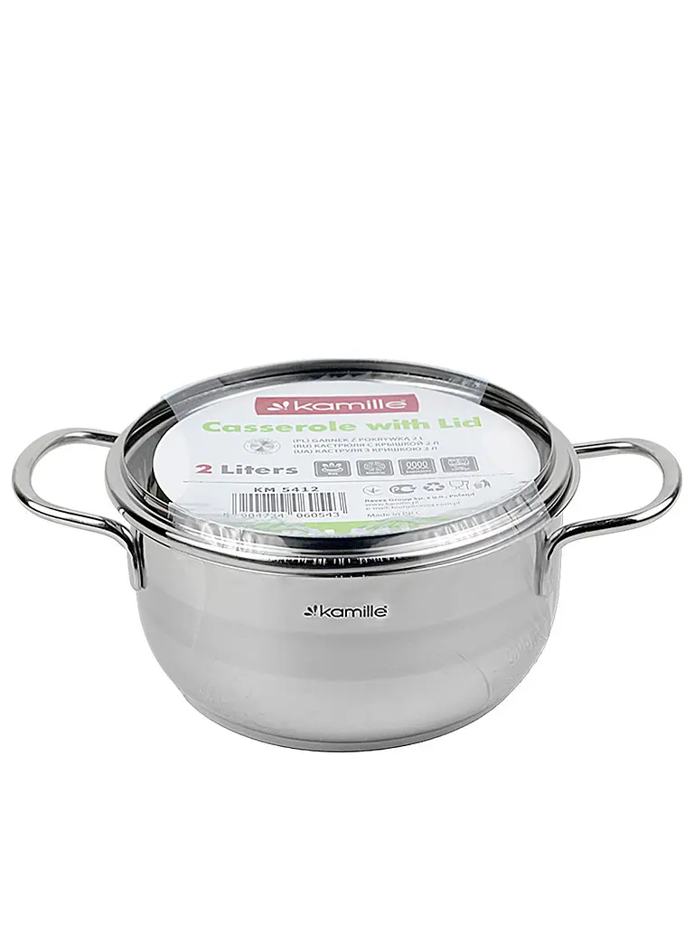 Каструля Kamille KM-5412 2,0 л - фото 6