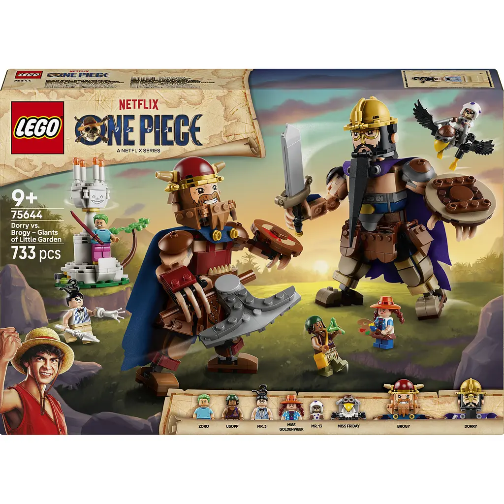 Конструктор LEGO One Piece Доррі проти Броґі: гіганти Малого Саду 733 ел. (75644) - фото 3