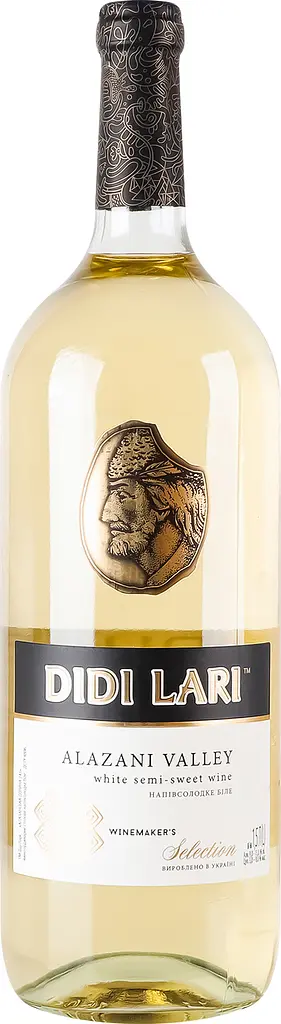 Вино Adjari Алазанська Долина, біле, напівсолодке, 1,5 л - фото 6
