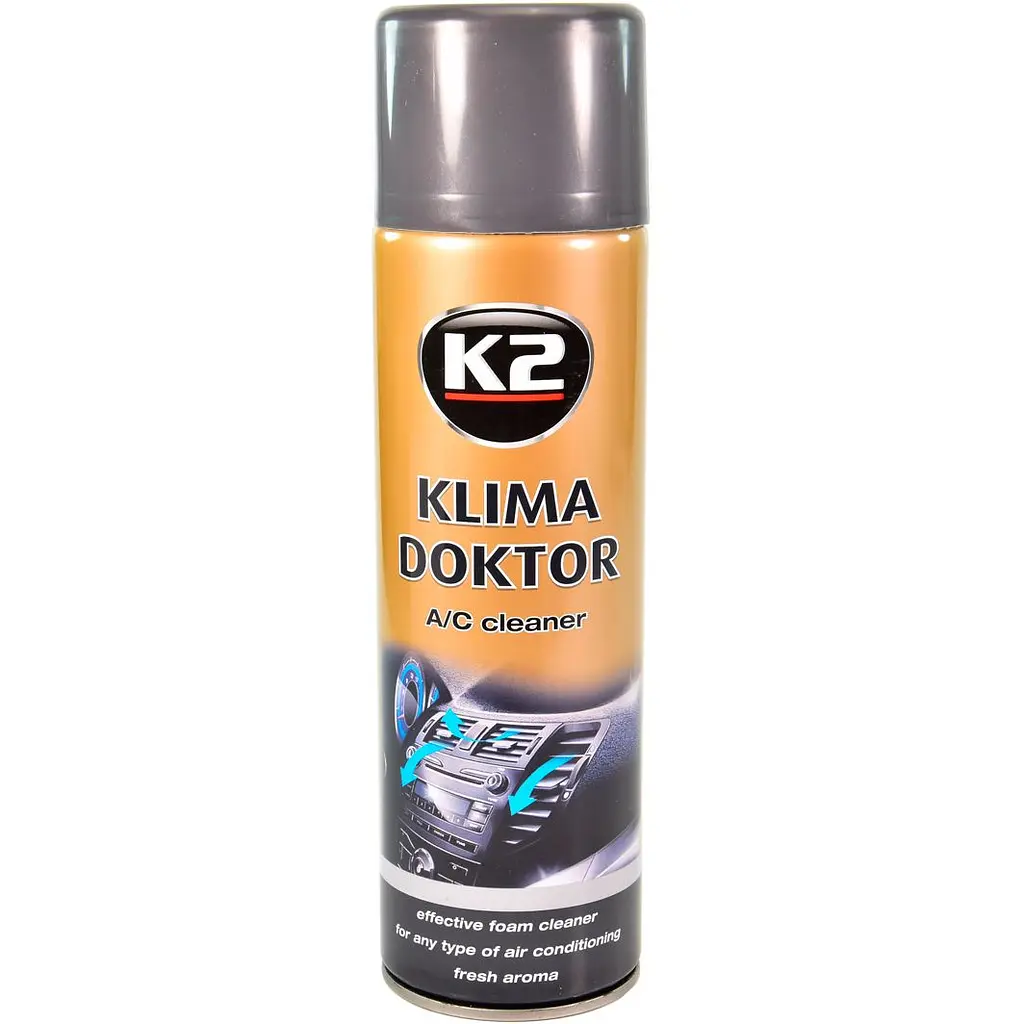 Очиститель кондиционера пенный K2 Klima Doctor 500 мл аэрозоль со шлангом (W1001) - фото 6