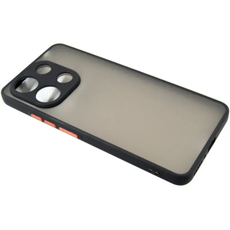 Чохол до мобільного телефона Dengos Matte Xiaomi Redmi Note 13 4G (black) (DG-TPU-MATT-140) - фото 3