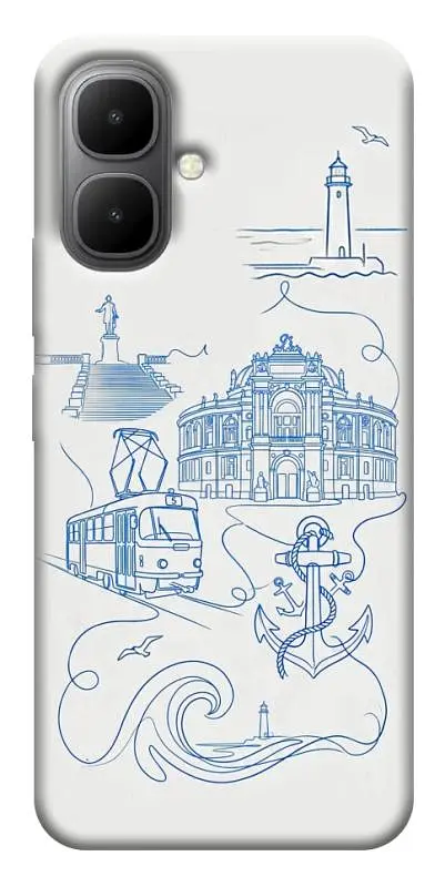 TPU чохол Demsky Southern pearl для Infinix Smart 10