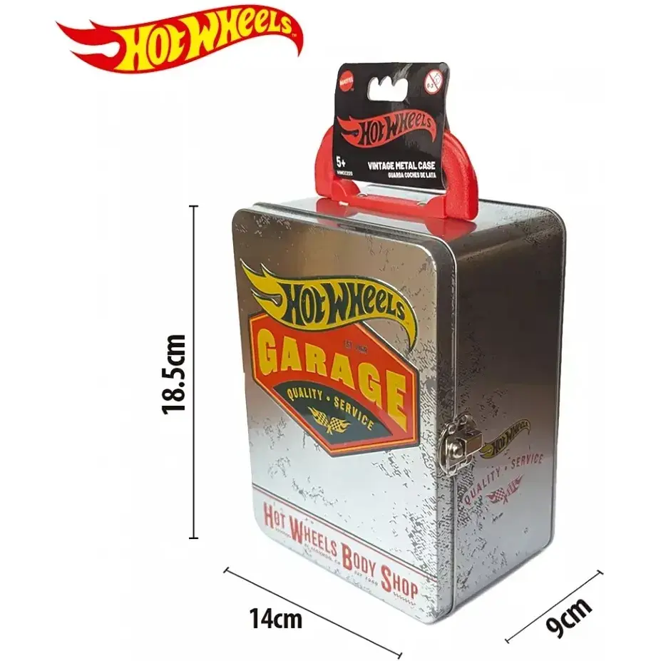 Контейнер Hot Wheels для 18 машинок винтажный серебристый (HWCC22S) - фото 4