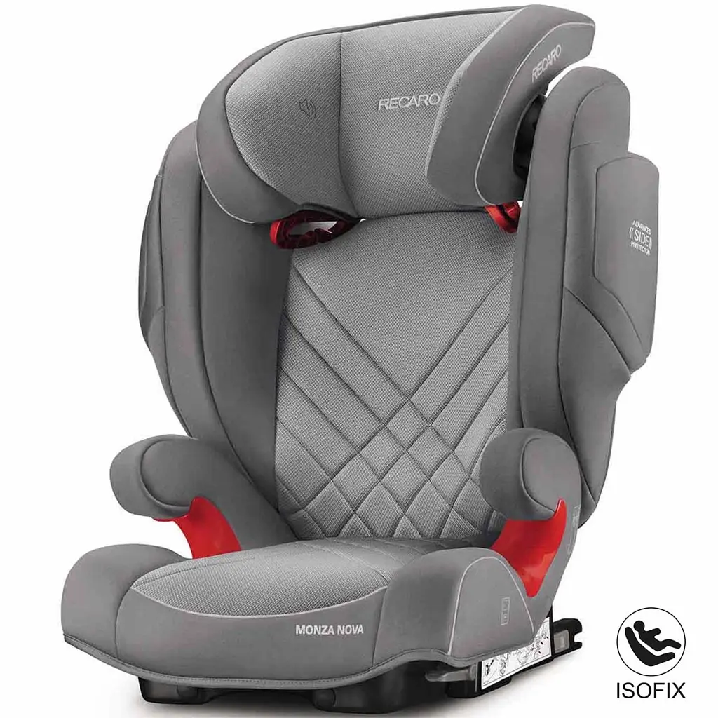 Автокрісло Recaro Monza Nova 2 Seatfix Aluminium Grey (88010180050) - фото 2