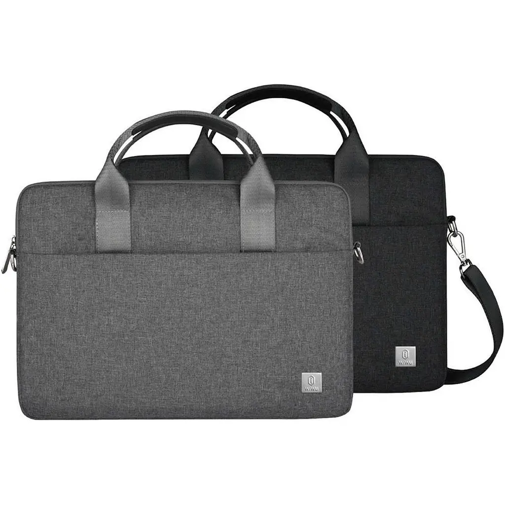 Сумка для ноутбука WiWU Minimalist Laptop Bag II Series 15.6`/16` Black [163543] - фото 3