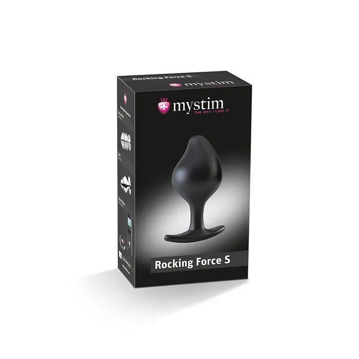 Силіконова анальна пробка Mystim Rocking Force S для електростимулятора, діаметр 3,7 см - фото 5