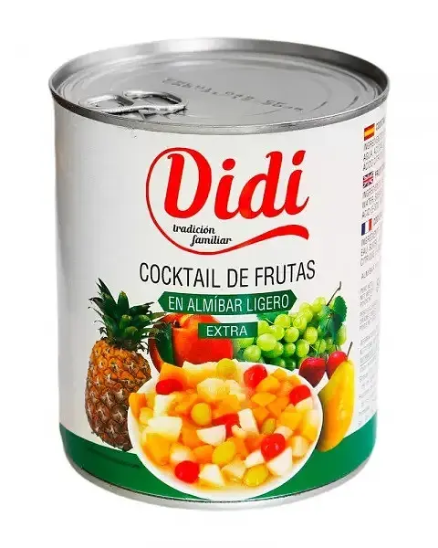 Фрукти консервовані асорті Didi Cocktail de Frutas 840г.
