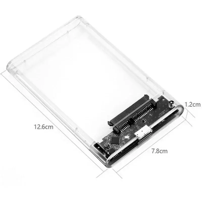 Кишеня зовнішня Dynamode 2.5" SATA HDD/SSD USB 3.0 Transparent (DM-CAD-25316) - фото 9