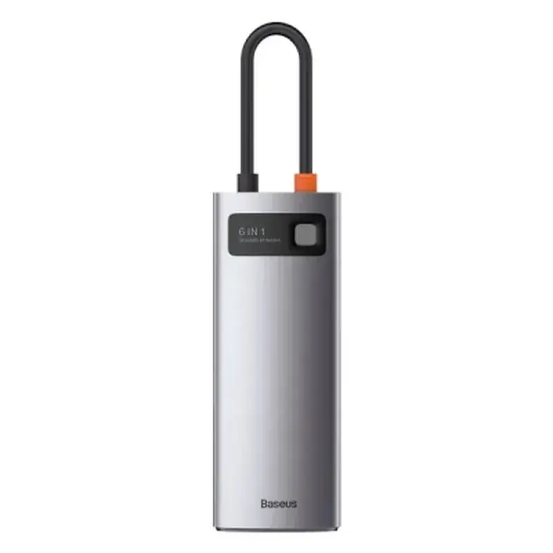 Концентратор Baseus USB-C 6-in-1 (CAHUB-CW0G) - фото 2