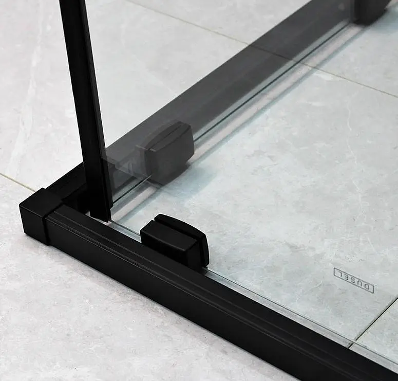 Душова кабіна Dusel DSL194B Black Matt 1000x1000x1900, Чорний матовий, Універсальна, прозрачний, Чорний матовий, 100x100 - фото 7